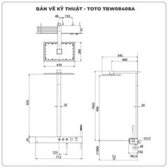 Sen cây nhiệt độ TOTO TBW08408A