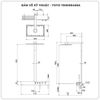 Sen cây nhiệt độ TOTO TBW08408A