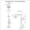 Sen cây nhiệt độ TOTO TX454SESV2BRS