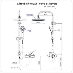 Sen cây nóng lạnh TOTO DM907C1S/TBS01302V/DGH108ZR