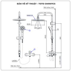 Sen cây nóng lạnh TOTO DM907CS/TBG01302VA/DGH108ZR
