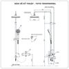 Sen cây nhiệt độ TOTO TBW01001BA/TBV03429V/TBW02005A