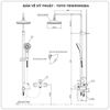 Sen cây nhiệt độ TOTO TBW01002BA/TBV03427V/TBW01010A