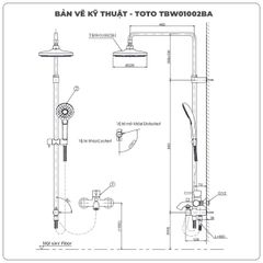 Sen cây nóng lạnh TOTO TBW01002BA/TBS04302V/TBW01010A