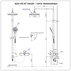 Thân sen cây TOTO TBW02001BA