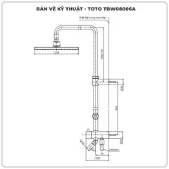 Thân sen cây TOTO TBW08006A