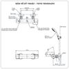 Sen tắm nhiệt độ TOTO TBV03431V/TBW03002B