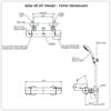 Sen tắm nhiệt độ TOTO TBV03431V/TBW02006A