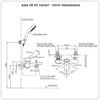 Sen tắm nóng lạnh TOTO TBG01302VA/TBW03002B