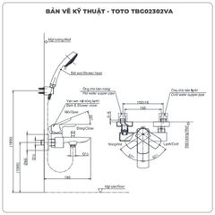 Sen tắm nóng lạnh TOTO TBG02302VA (TBG02302V)