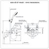 Sen tắm nóng lạnh TOTO TBG02302VA/TBW02005A
