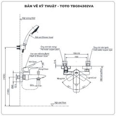 Sen tắm nóng lạnh TOTO TBG04302VA/DGH104ZR