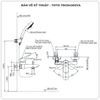 Sen tắm nóng lạnh TOTO TBG04302VA/TBW02005A