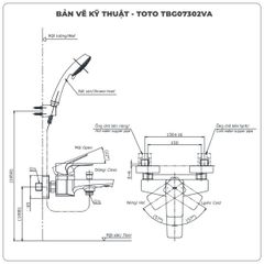 Sen tắm nóng lạnh TOTO TBG07302VA/TBW02005A