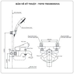 Củ sen nóng lạnh TOTO TBG08302VA (TBG08302V)