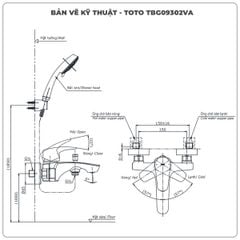 Sen tắm nóng lạnh TOTO TBG09302VA/TBW02006A