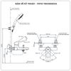 Sen tắm nóng lạnh TOTO TBG10302VA/TBW02006A