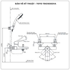 Sen tắm nóng lạnh TOTO TBG10302VA/DGH104ZR