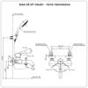 Sen tắm nóng lạnh TOTO TBG11302VA