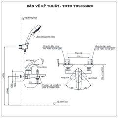 Sen tắm nóng lạnh TOTO TBS03302V/TBW02017A