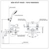 Sen tắm nóng lạnh TOTO TBS03302V/TBW02006A