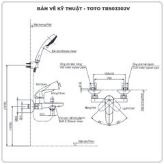 Sen tắm nóng lạnh TOTO TBS03302V/DGH108ZR