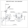 Sen tắm nóng lạnh TOTO TBS04302V/TBW02006A