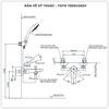 Sen tắm nóng lạnh TOTO TBS04302V/DGH108ZR