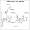 Sen tắm nóng lạnh TOTO TBS04302V/DGH104ZR