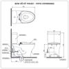 Bồn cầu nắp rửa cơ TOTO CS769DRE2