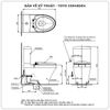 Bồn cầu nắp rửa  cơ TOTO CS948DE4