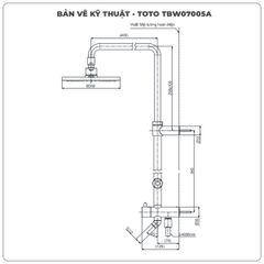 Thân sen cây TOTO TBW07005A