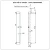 Thanh trượt sen tắm TOTO TBW07018A