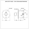 Van điều chỉnh nhiệt độ TOTO TBV01406B/TBN01001B