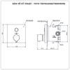 Van điều chỉnh nhiệt độ TOTO TBV02405B/TBN01001B