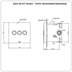 Van chuyển hướng TOTO TBV02105B/TBN01001B