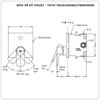 Van điều chỉnh nóng lạnh TOTO TBG04303BA/TBN01001B (TBG04303B)