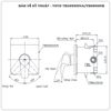 Van điều chỉnh nóng lạnh TOTO TBG09303VA/TBN01001B (TBG09303V)