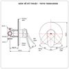 Van điều chỉnh nóng lạnh TOTO TBS04303B