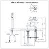 Vòi rửa mặt lavabo TOTO TLS02305V