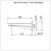Vòi xả bồn TOTO TBG07001B âm tường