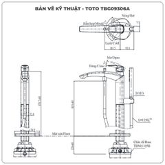 Vòi sen xả bồn tắm TOTO TBG09306A/TBN01105B