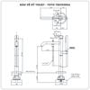 Vòi sen xả bồn tắm TOTO TBG11306A/TBN01105B