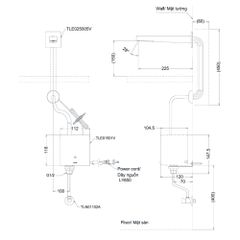 Vòi cảm ứng lavabo TOTO TLE25005V