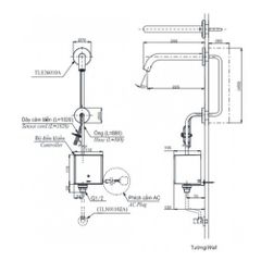 Vòi cảm ứng lavabo TOTO TLE26010A