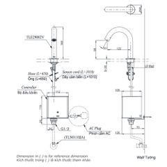 Vòi cảm ứng lavabo TOTO TLE29002V
