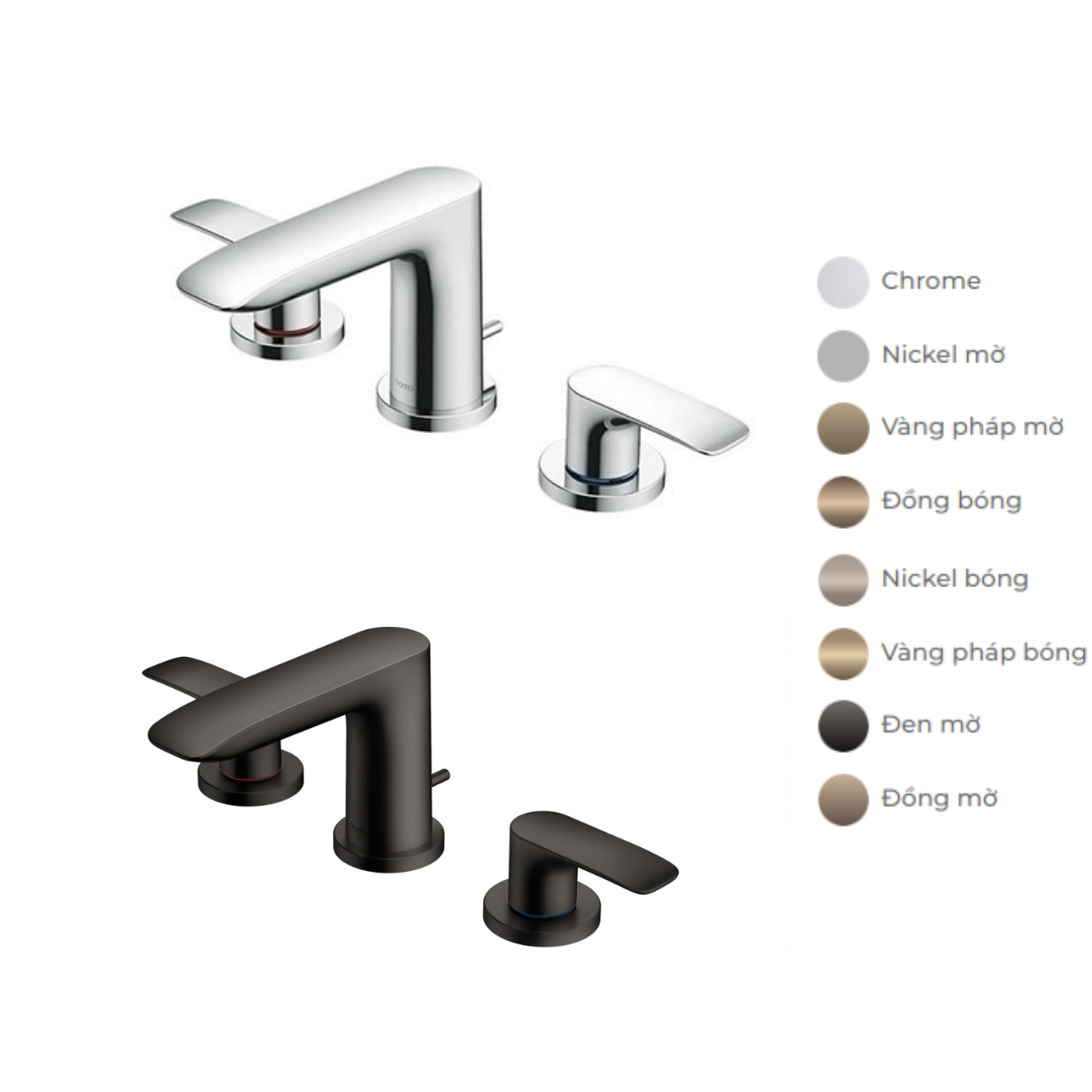 Vòi lavabo 3 lỗ TOTO TLG04201BA