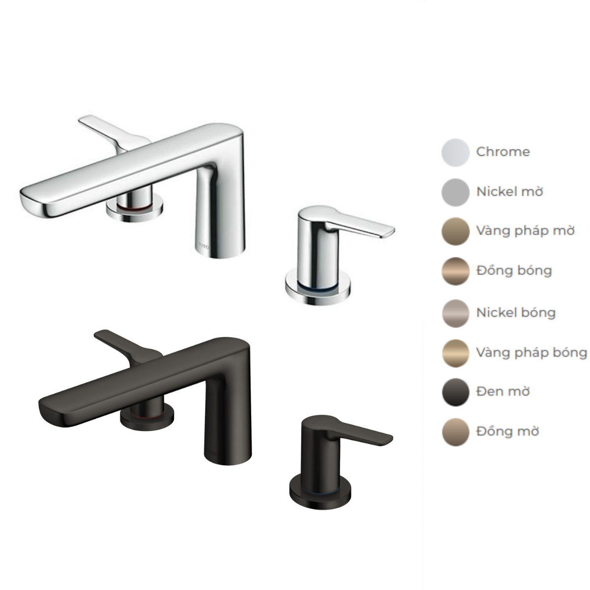 Vòi xả bồn tắm TOTO TBG03201BA (TBG03201B) 3 lỗ