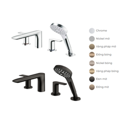 Vòi sen xả bồn tắm TOTO TBG04202BB (TBG04202B) 4 Lỗ