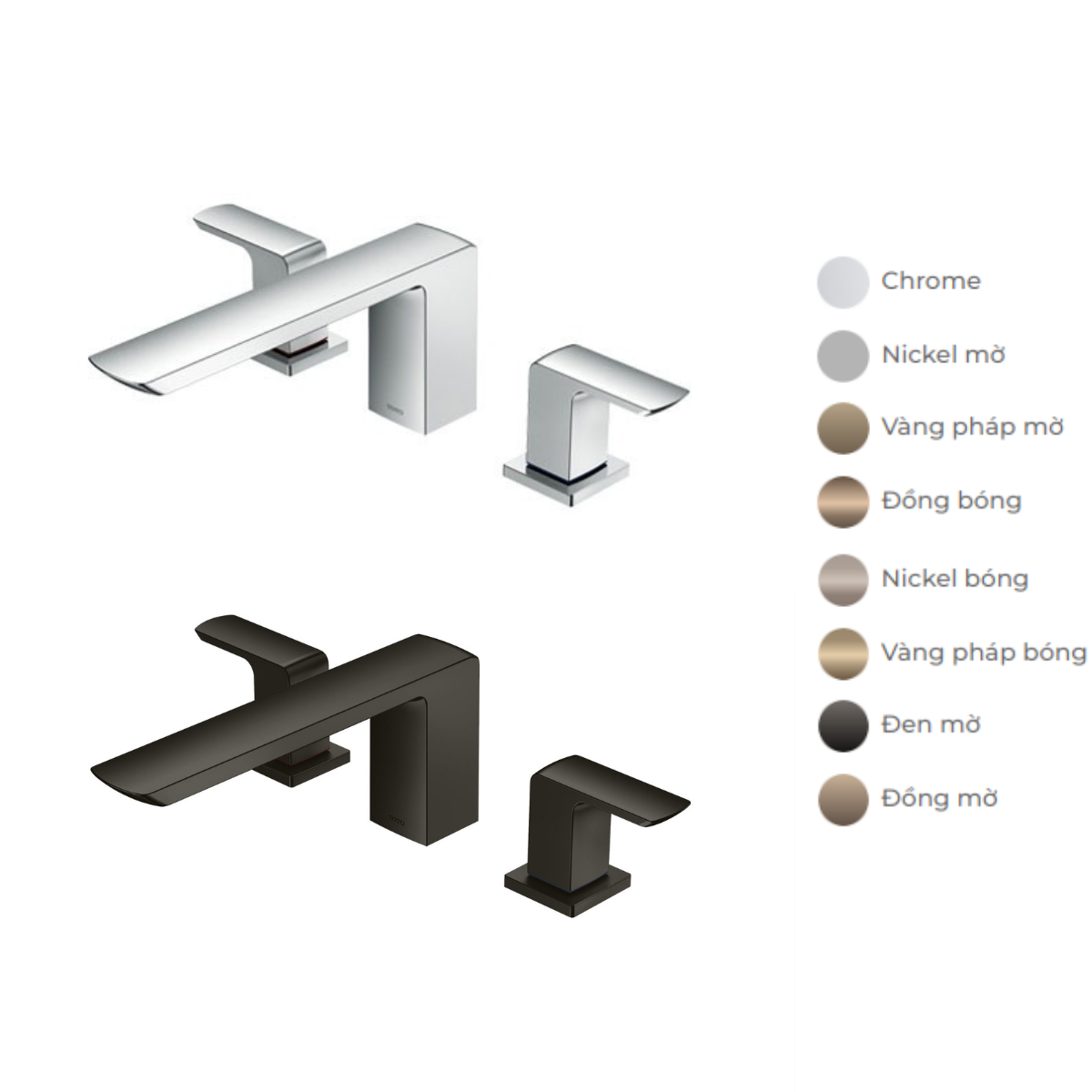 Vòi xả bồn tắm TOTO TBG02201BA (TBG02201B) 3 lỗ